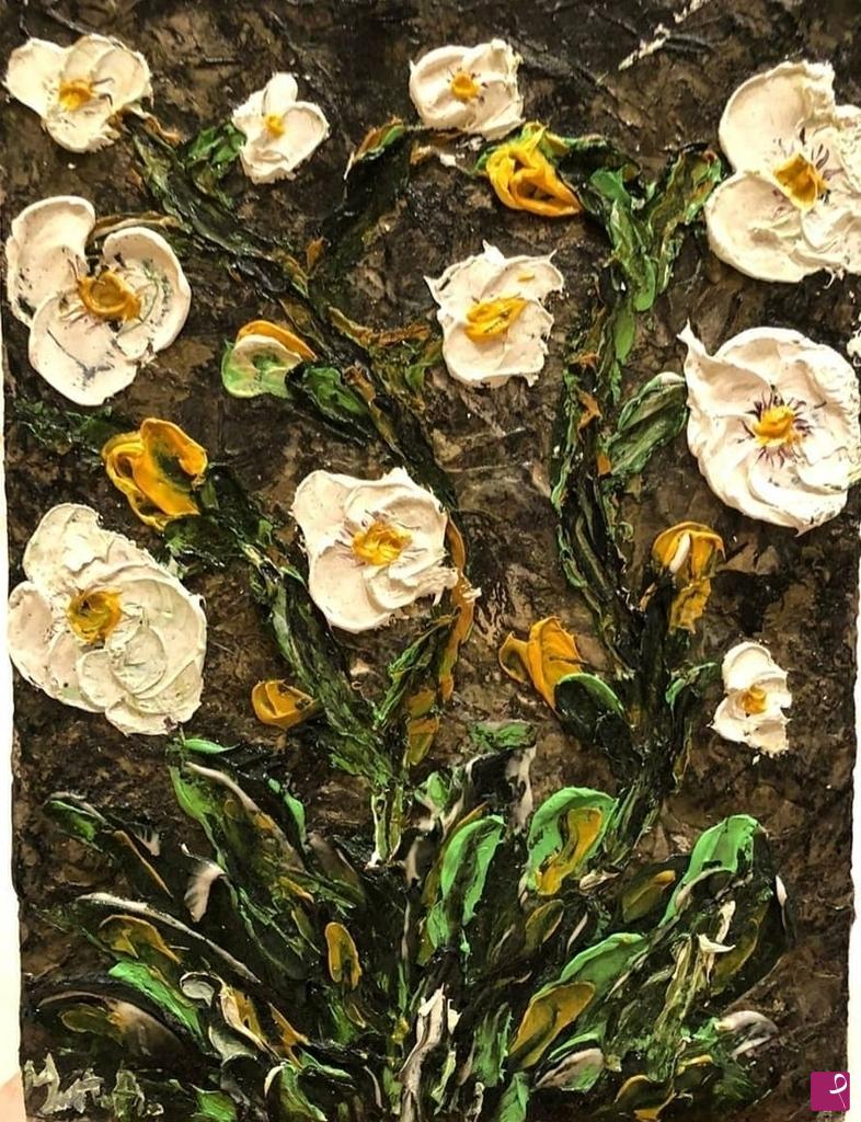 quadri in vendita online - Fiori da campo