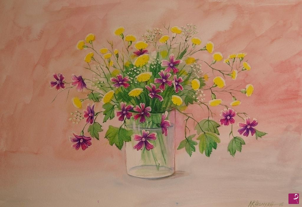 quadri in vendita online - Fiori del campo