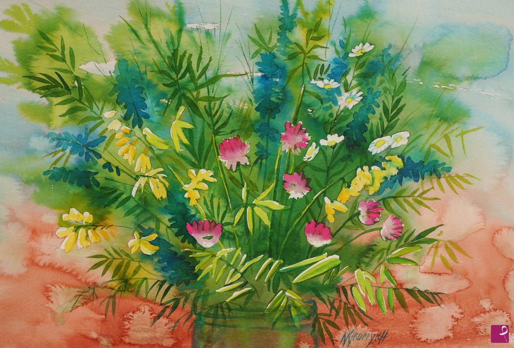 quadri in vendita online - Fiori del campo