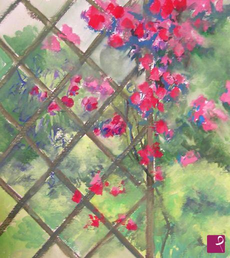 quadri in vendita online - fiori del giardino 