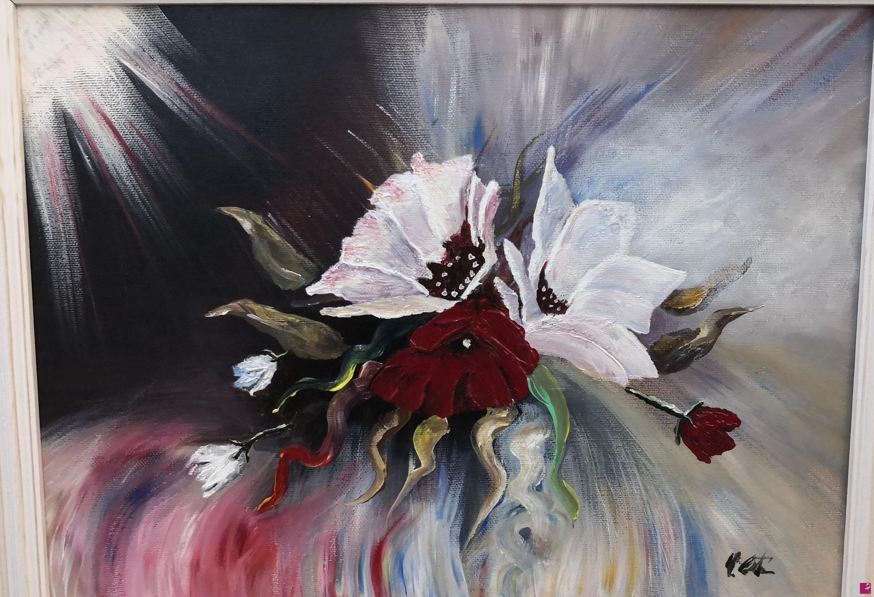 quadri in vendita online - Fiori della Divina misericordia 