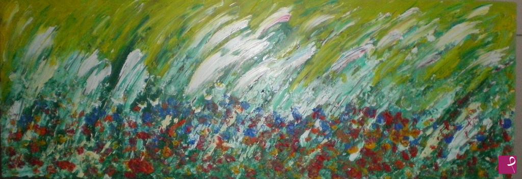 quadri in vendita online - Fiori di campo