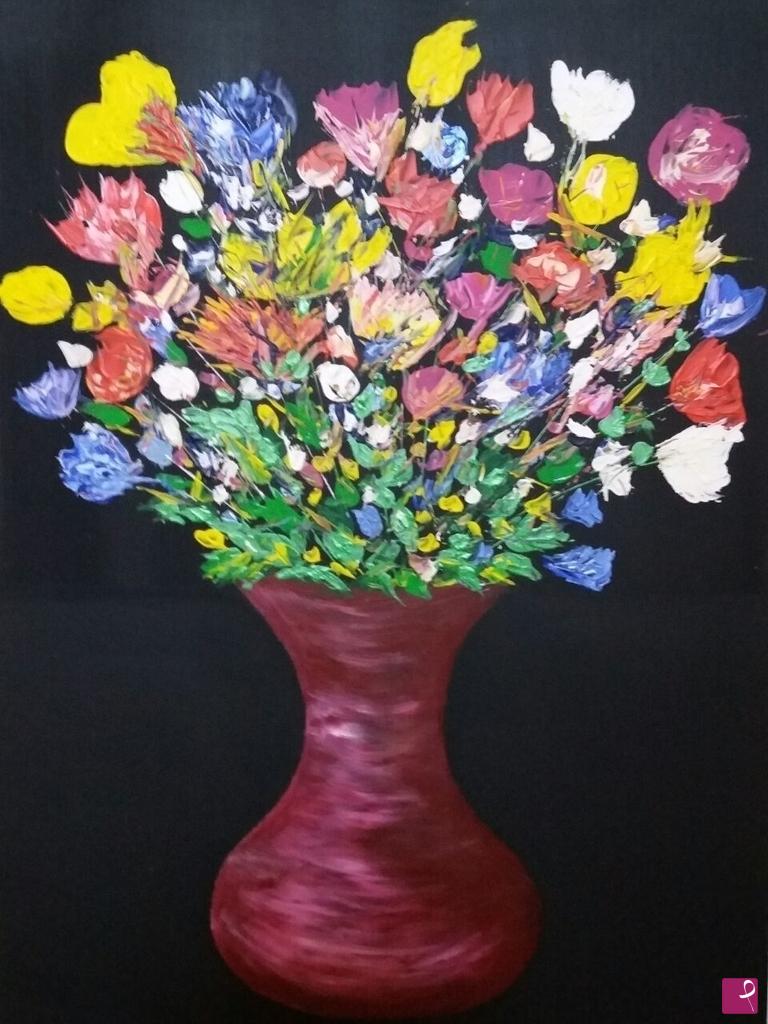 quadri in vendita online - Fiori di campo