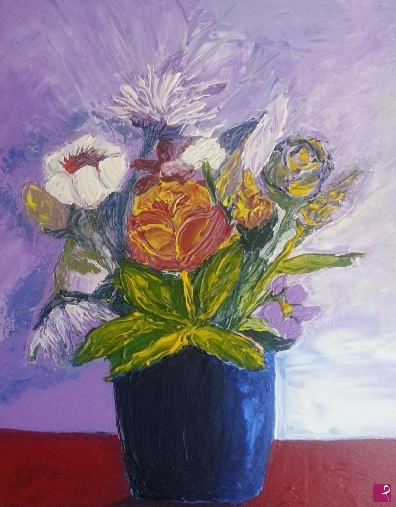 quadri in vendita online - Fiori di campo