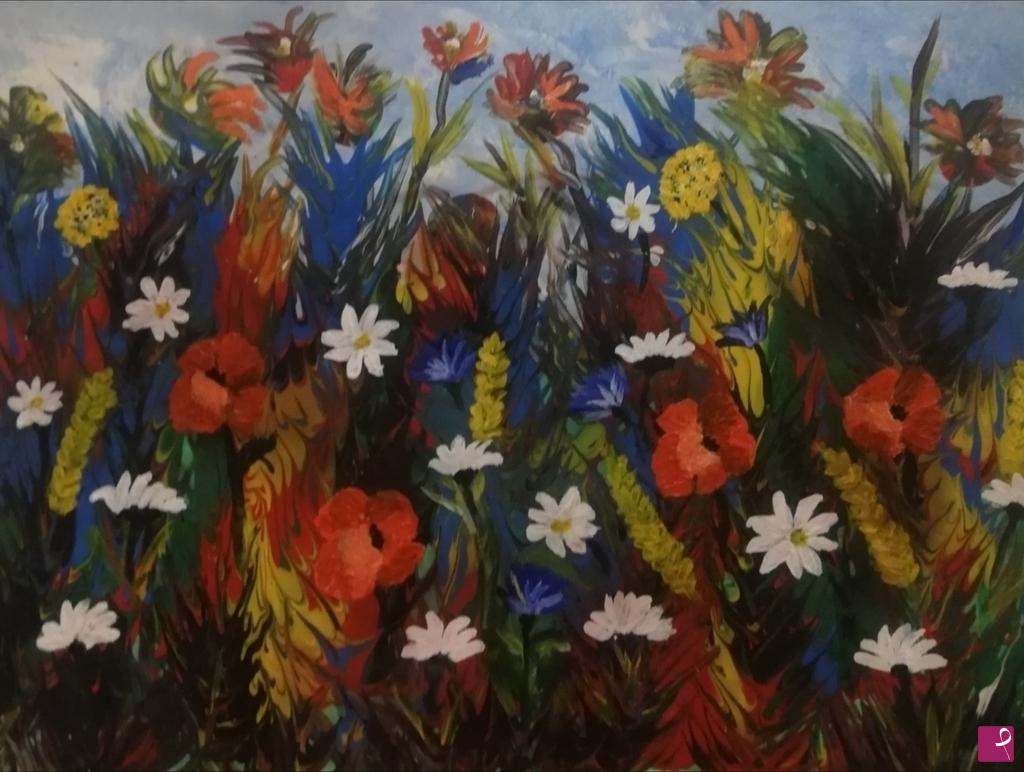 quadri in vendita online - Fiori di campo