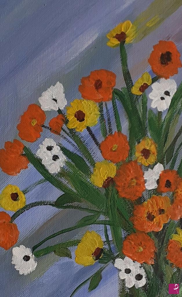 quadri in vendita online - FIORI DI CAMPO