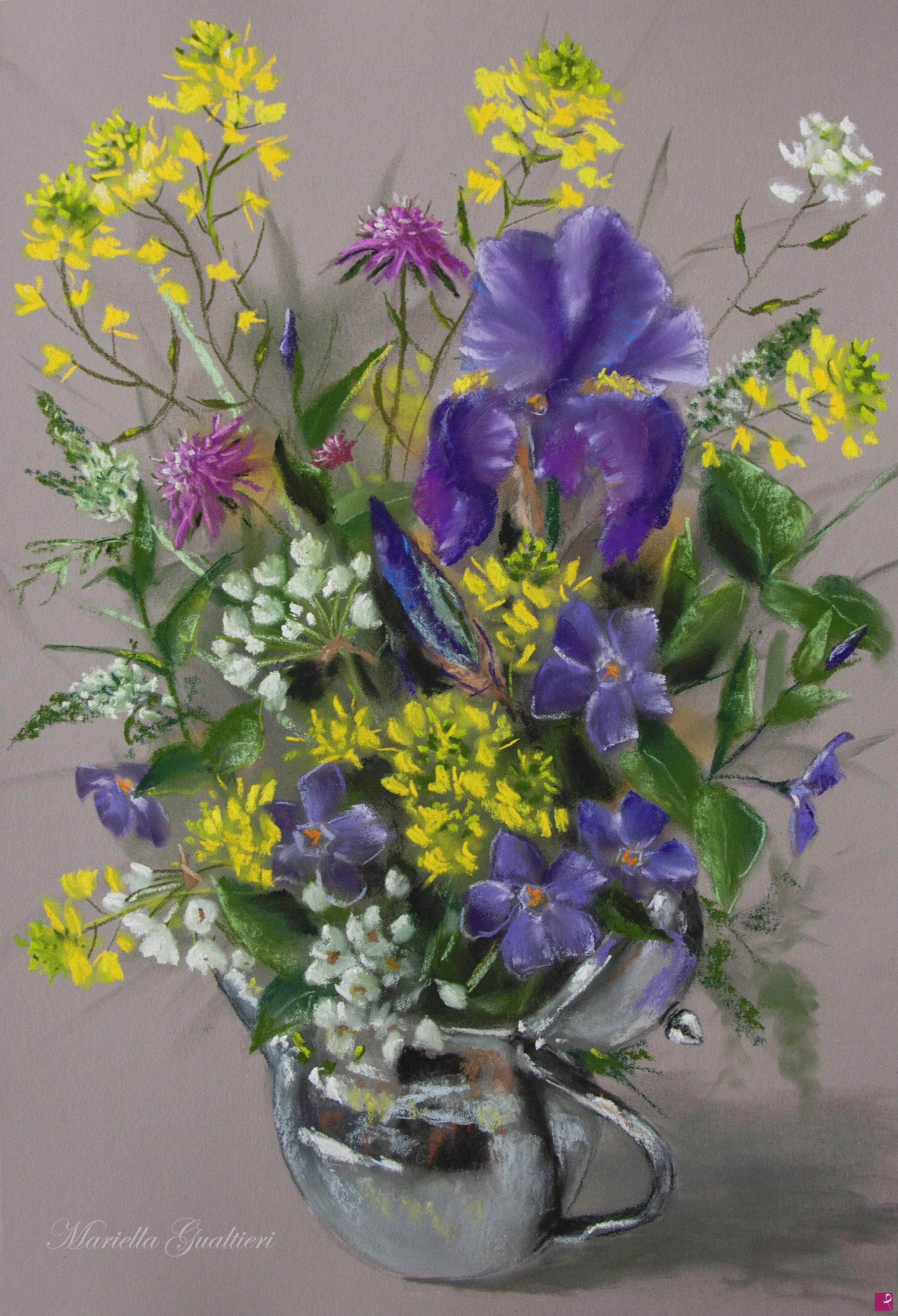 quadri in vendita online - "Fiori di campo"