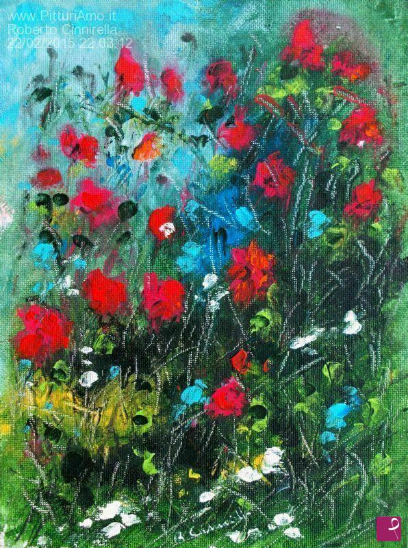 quadri in vendita online - fiori di campo