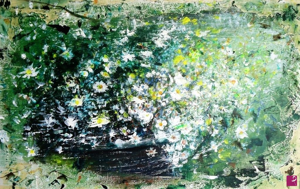 quadri in vendita online - FIORI DI CAMPO