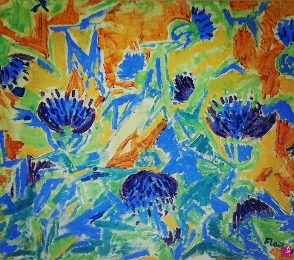 quadri in vendita online - FIORI DI CARCIOFO