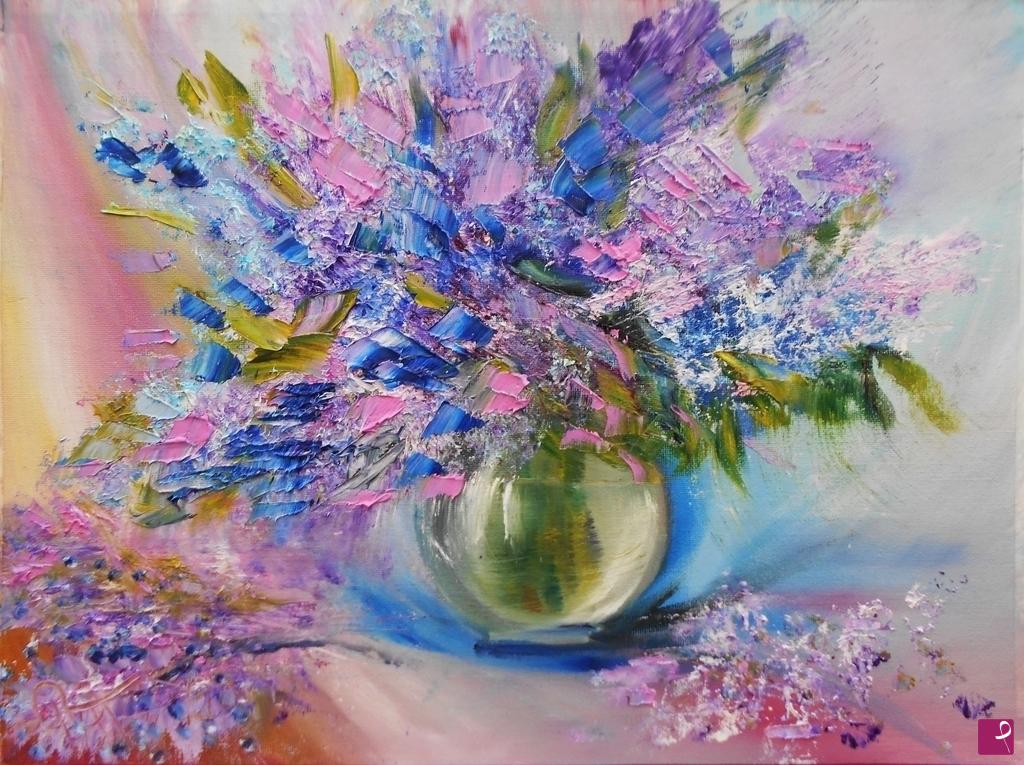quadri in vendita online - Fiori di lIllà