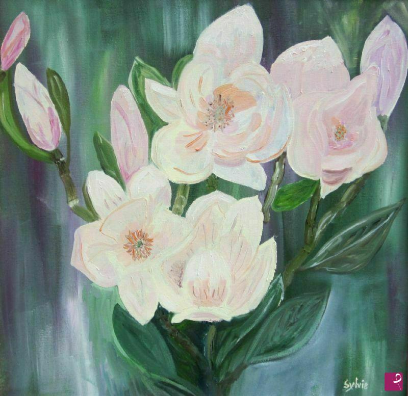 quadri in vendita online - fiori di magnolia