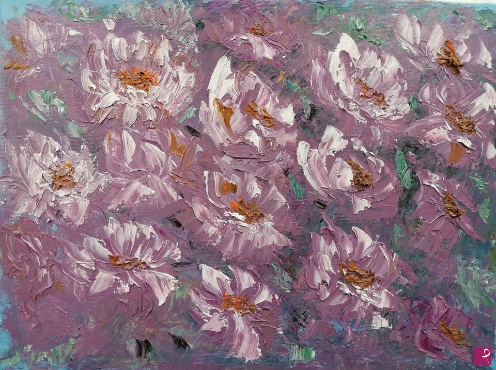 quadri in vendita online - Fiori di mele