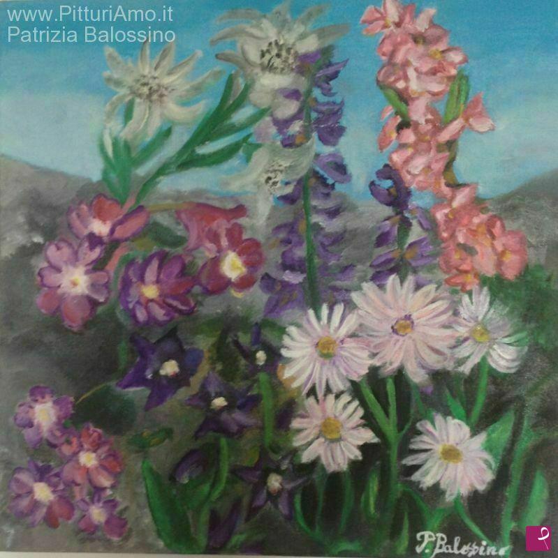 quadri in vendita online - Fiori di montagna