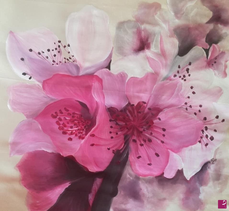 quadri in vendita online - "Fiori di pesco"