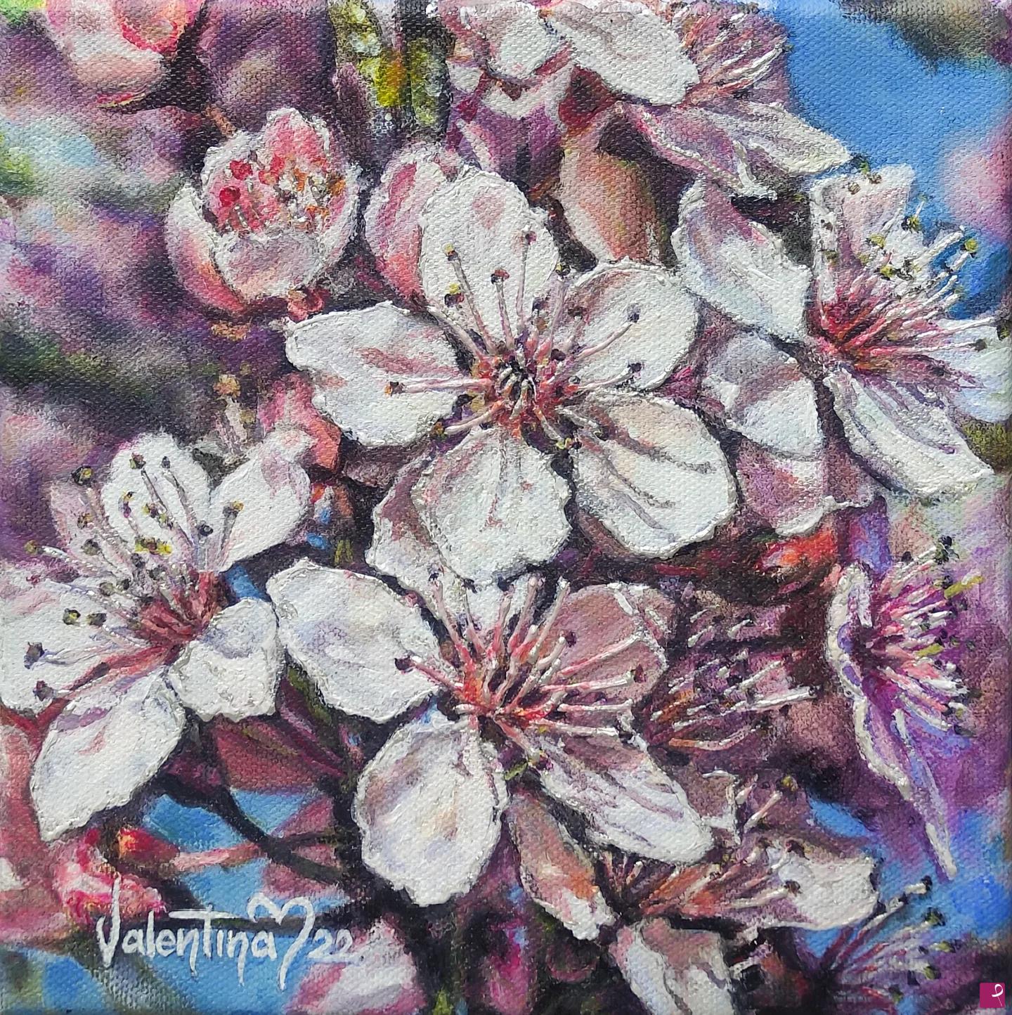 quadri in vendita online - Fiori di prugno 