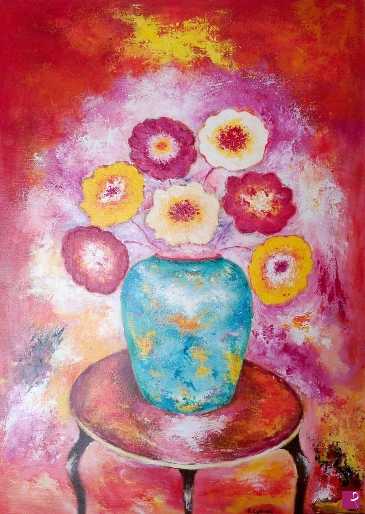 quadri in vendita online - Fiori di salotto