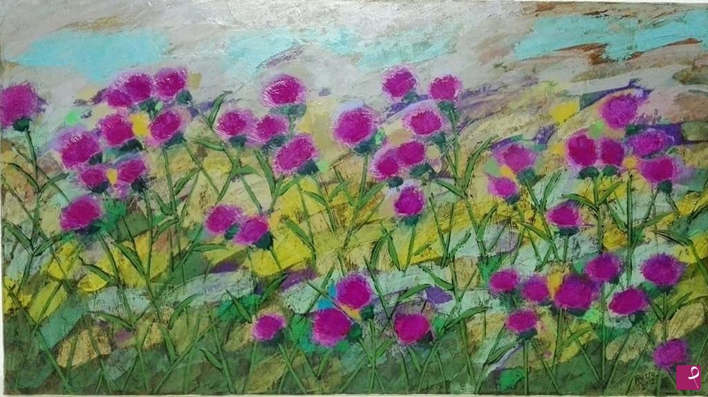 quadri in vendita online - Fiori di spine
