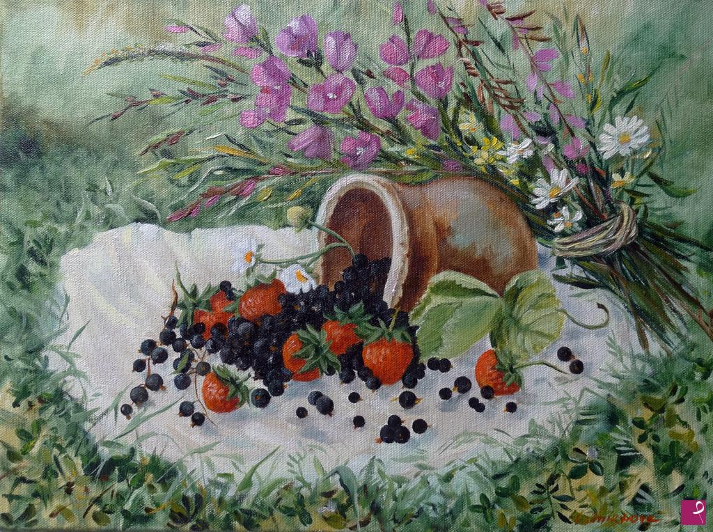 quadri in vendita online - Fiori e frutta