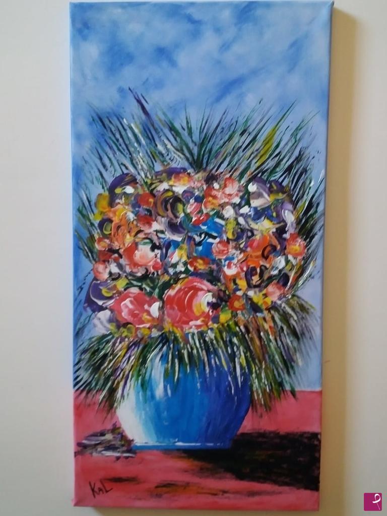 quadri in vendita online - Fiori e spighe