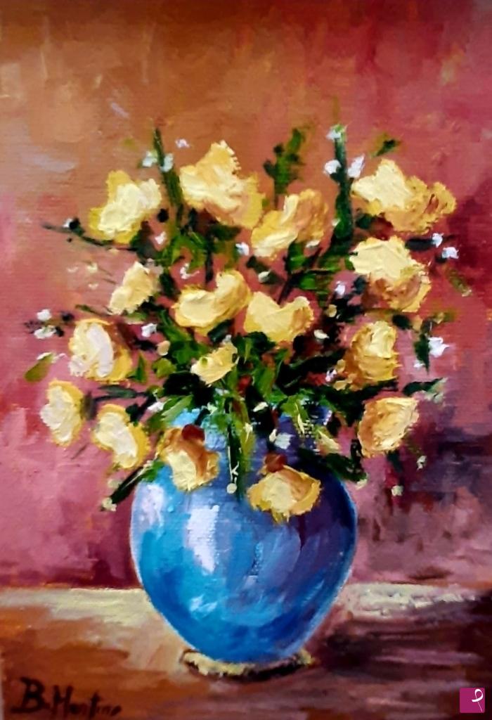 quadri in vendita online - Fiori gialli