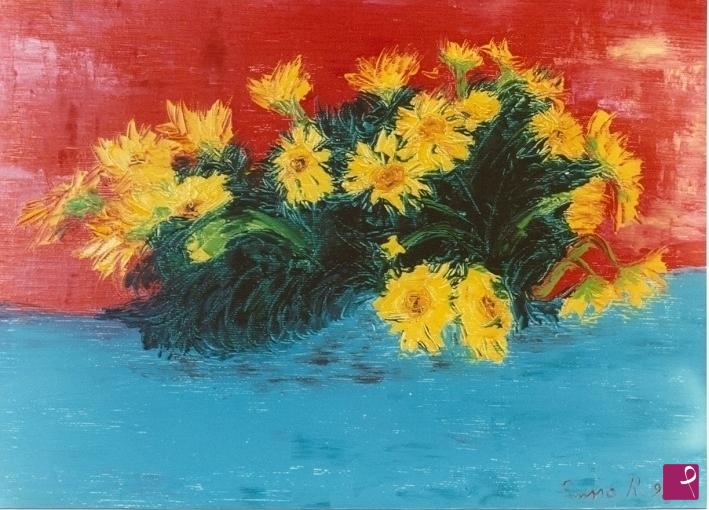 quadri in vendita online - Fiori Gialli