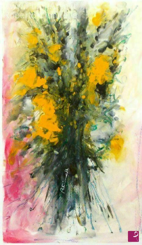 quadri in vendita online - fiori gialli