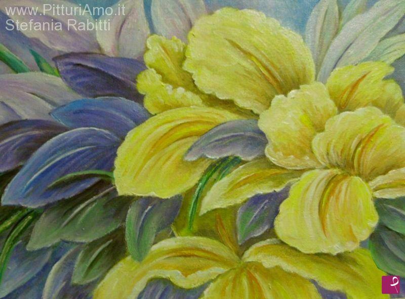 quadri in vendita online - Fiori gialli