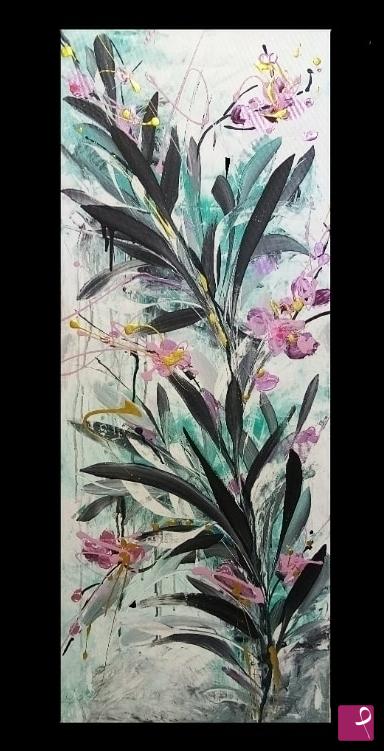 quadri in vendita online - Fiori giapponesi