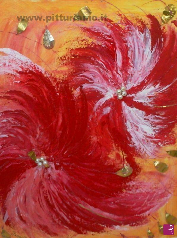 quadri in vendita online - fiori in colore