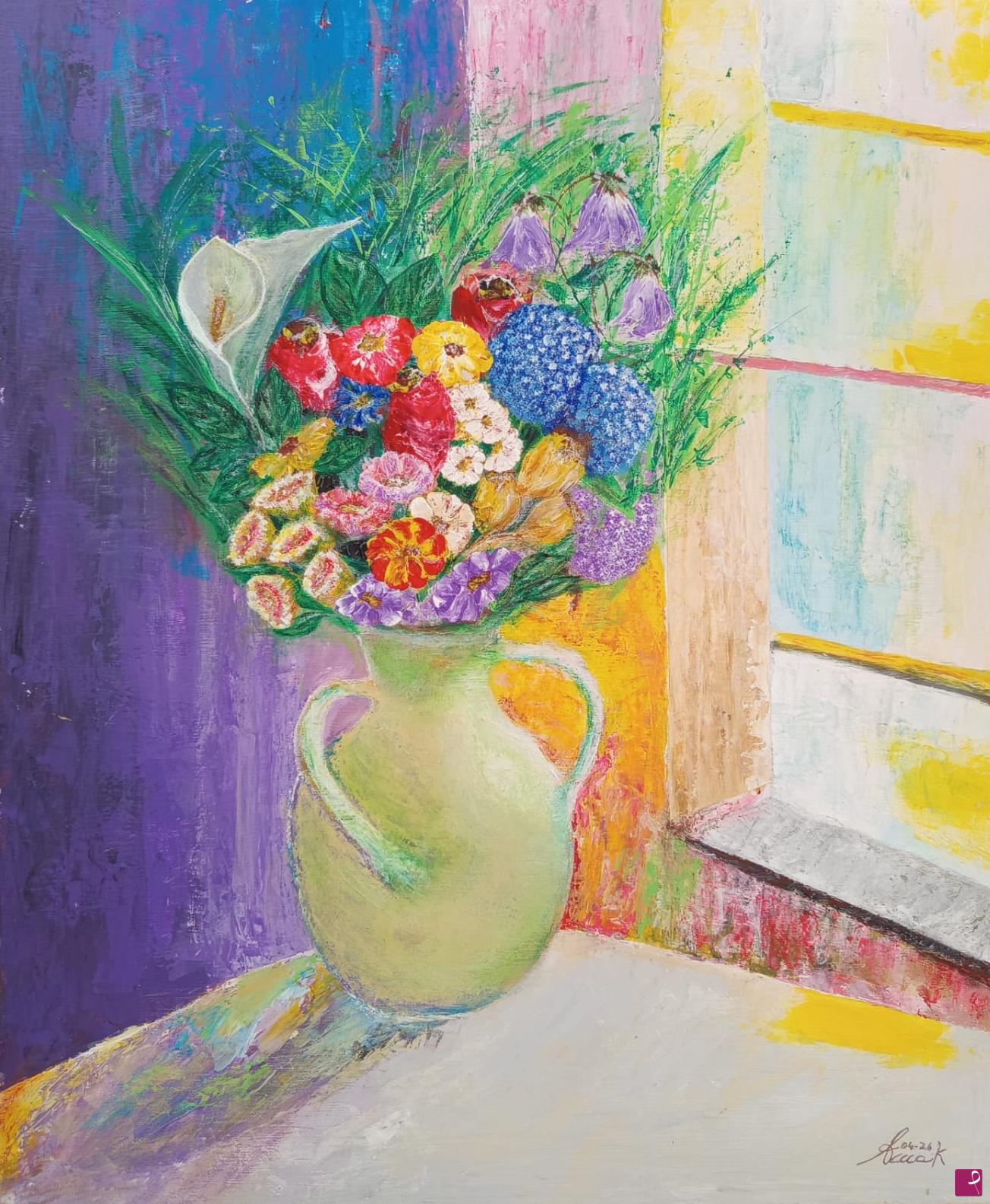 quadri in vendita online - Fiori in controluce