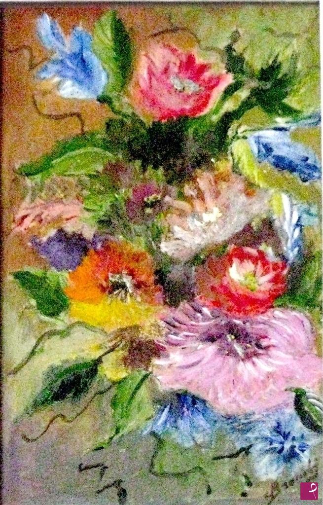 quadri in vendita online - fiori in mazzo