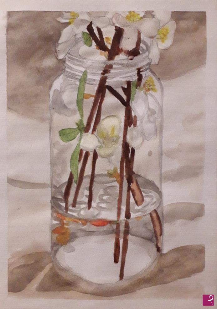 quadri in vendita online - Fiori in un vaso 
