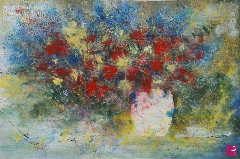 quadri in vendita online - fiori in vaso 01