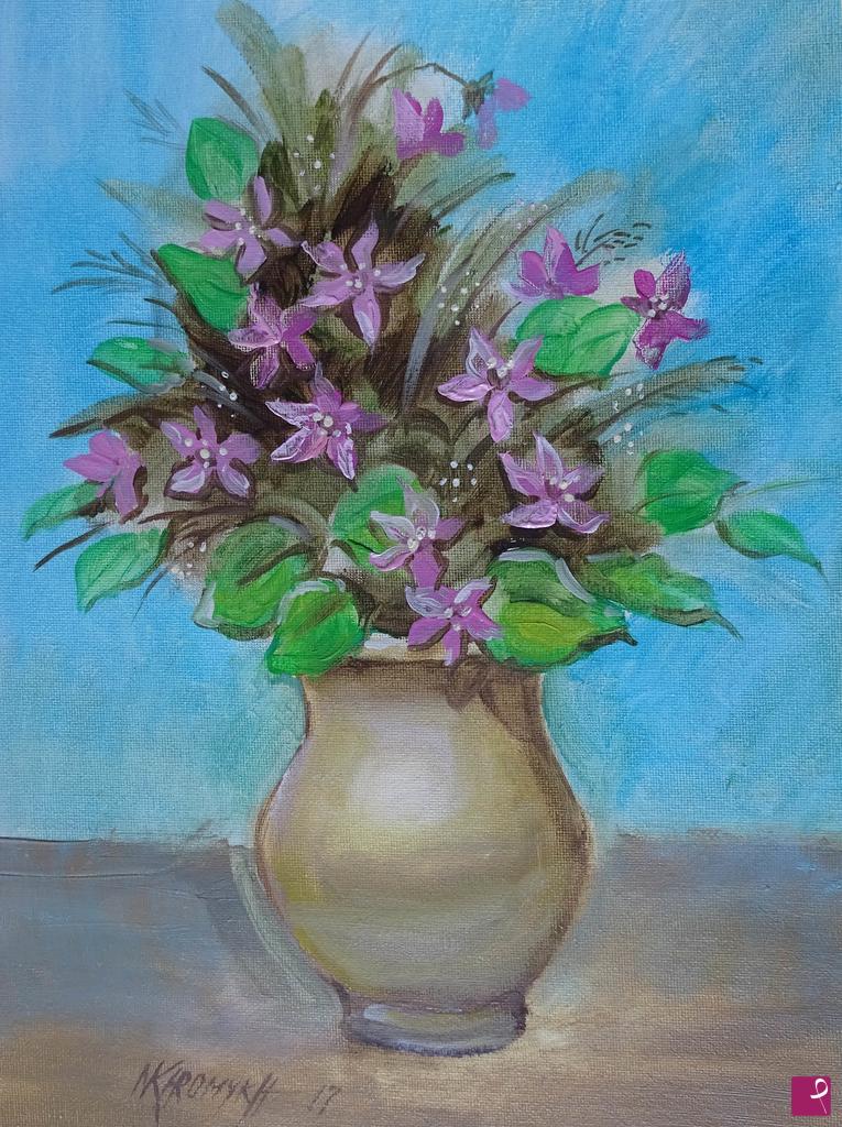 quadri in vendita online - FIORI IN VASO