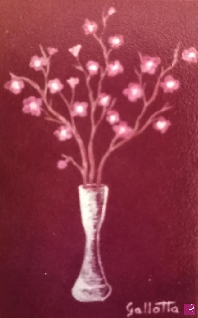 quadri in vendita online - Fiori in vaso