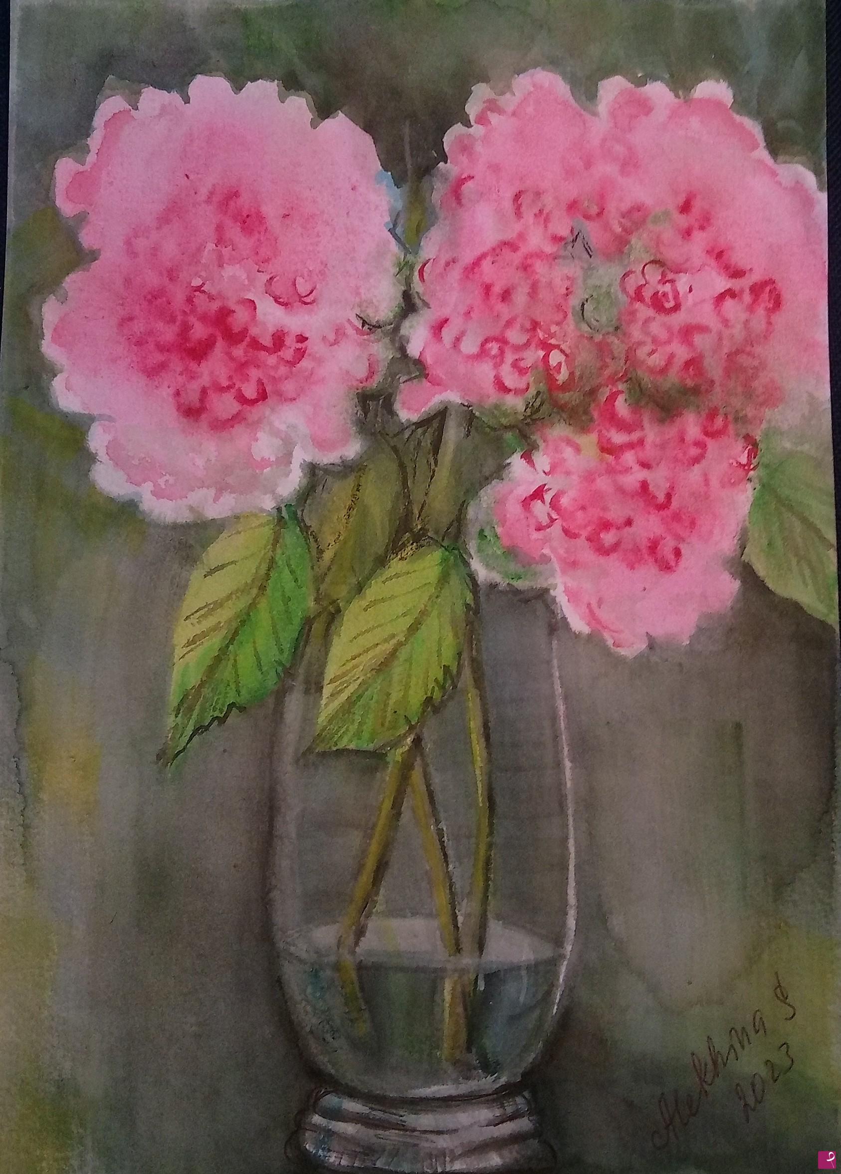 quadri in vendita online - Fiori in vaso 