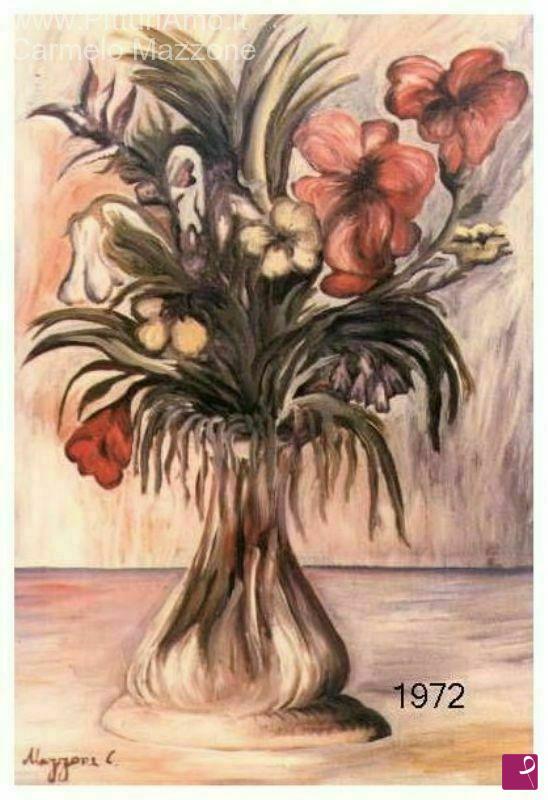quadri in vendita online - Fiori nel vaso