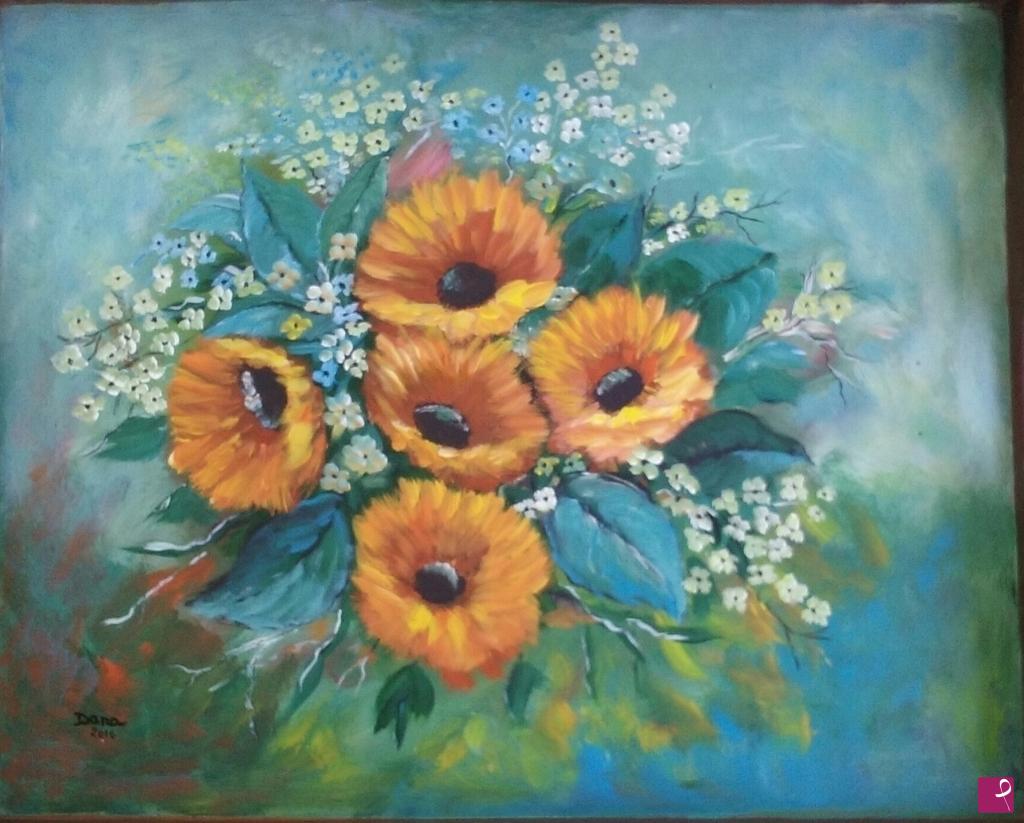 quadri in vendita online - Fiori per Angela 