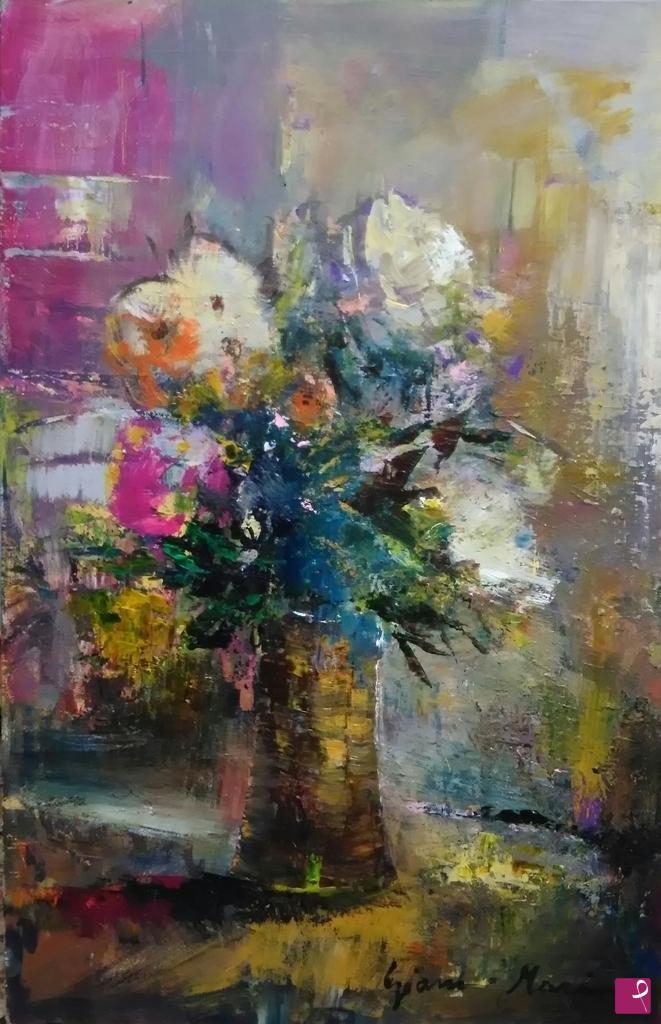 quadri in vendita online - Fiori recisi