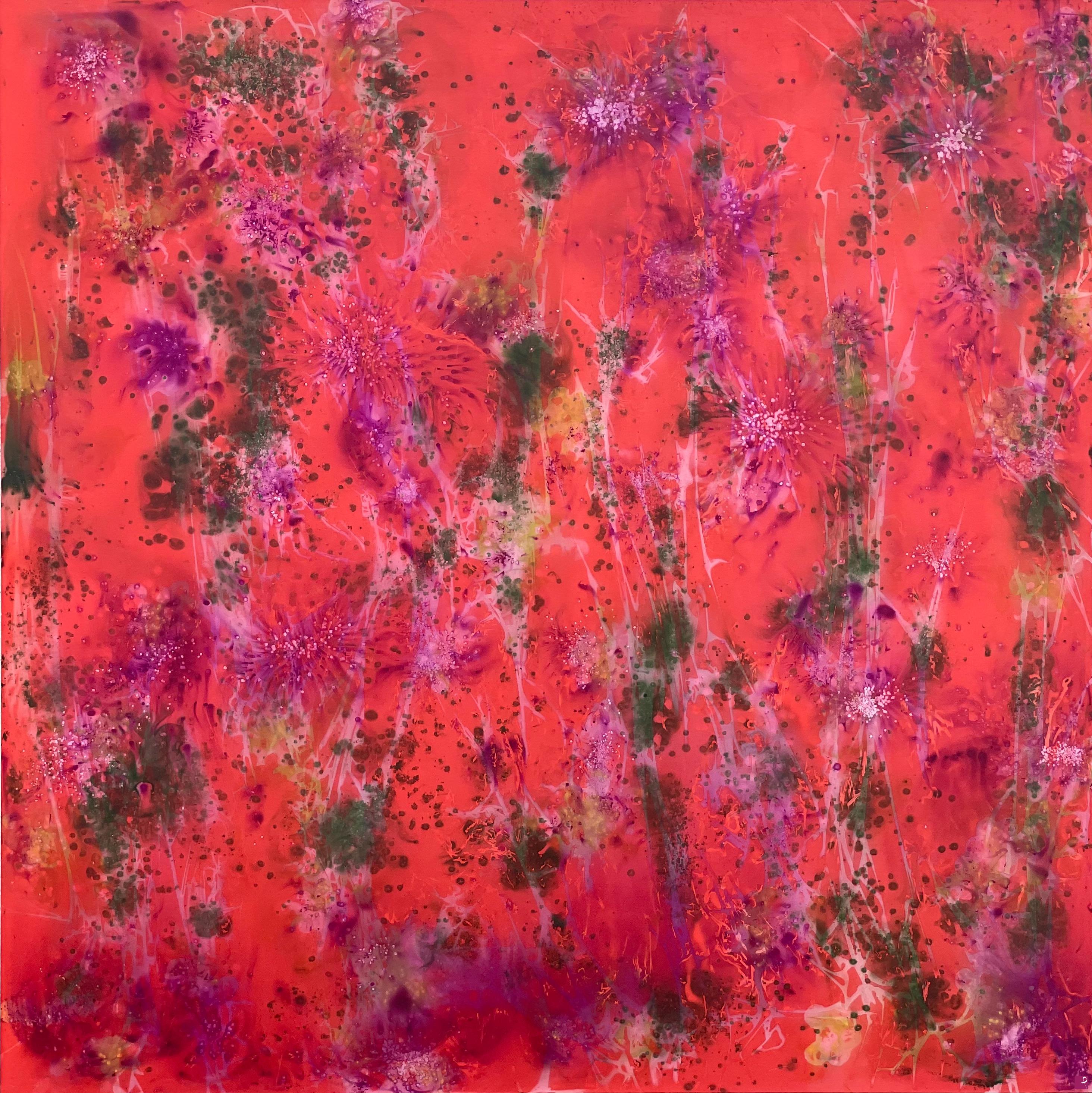 quadri in vendita online - Fiori-red