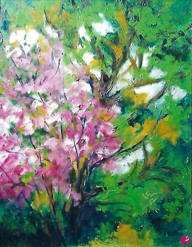 quadri in vendita online - Fiori rosa