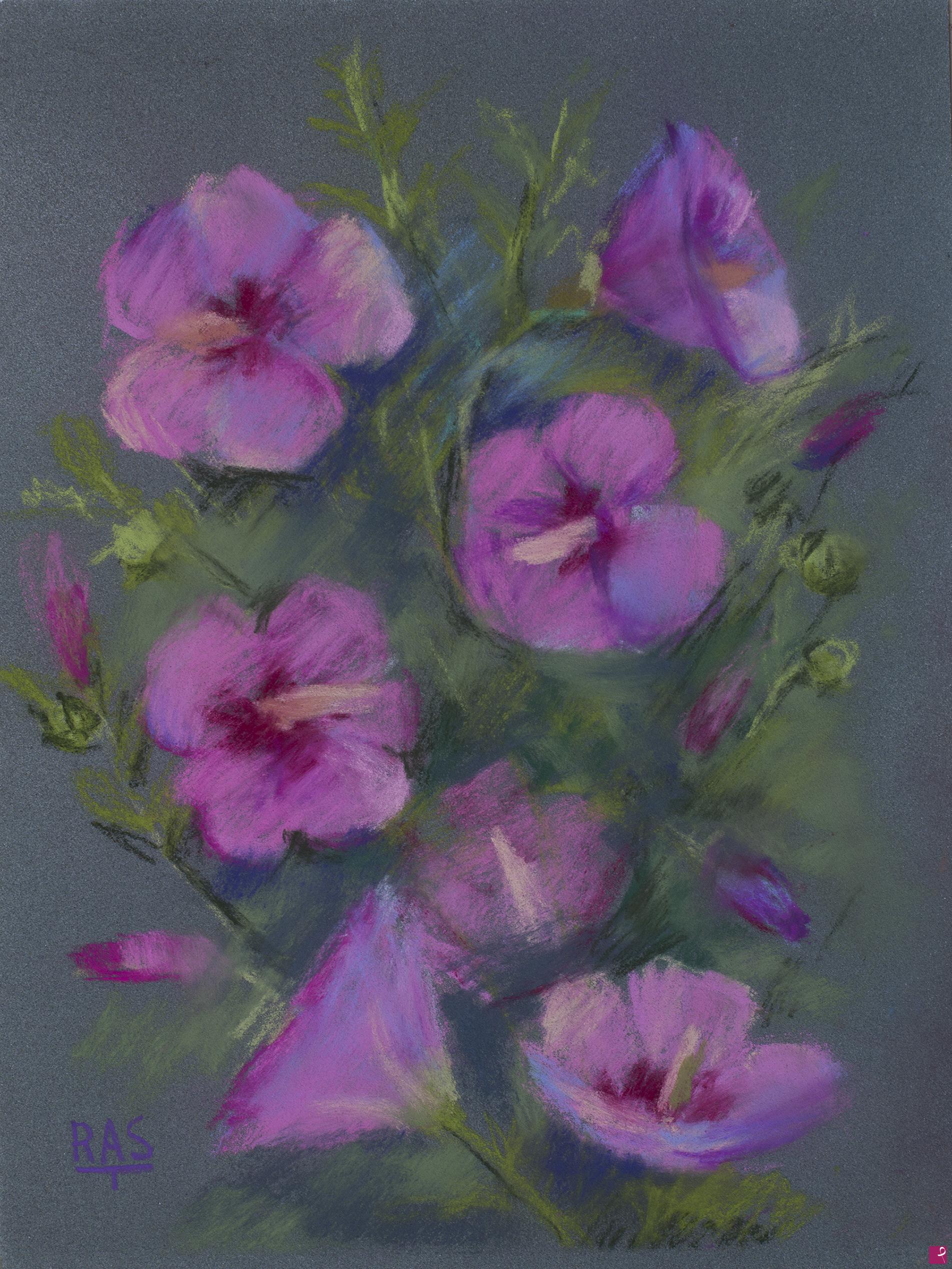 quadri in vendita online - Fiori rosa
