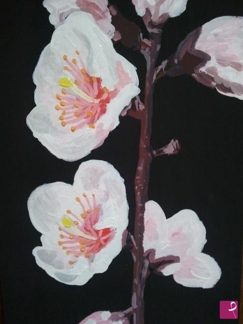 quadri in vendita online - Fiori rosa 