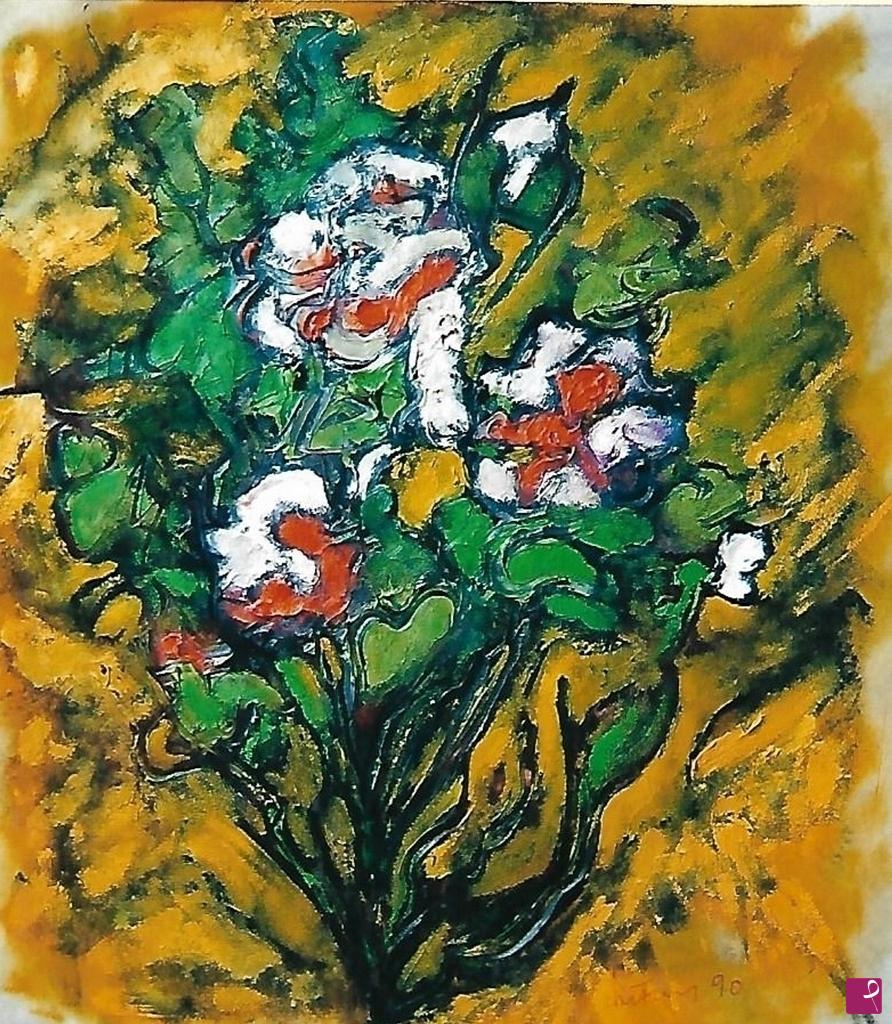 quadri in vendita online - Fiori selvatici