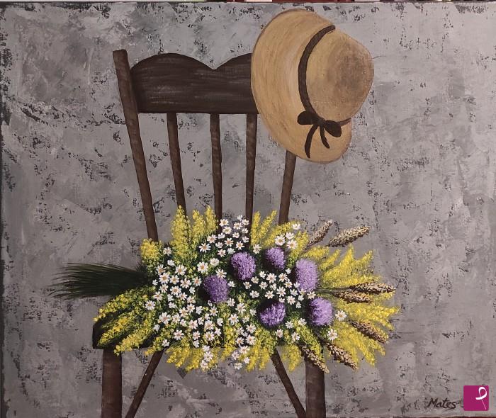 quadri in vendita online - Fiori selvatici