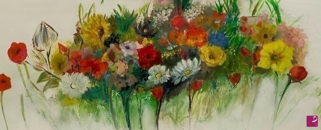quadri in vendita online - Fiori sparsi