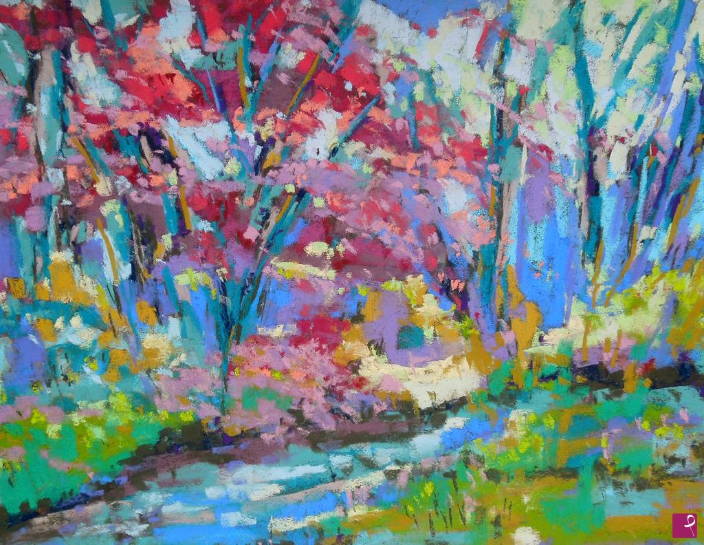 quadri in vendita online - Fiori sugli alberi - 189
