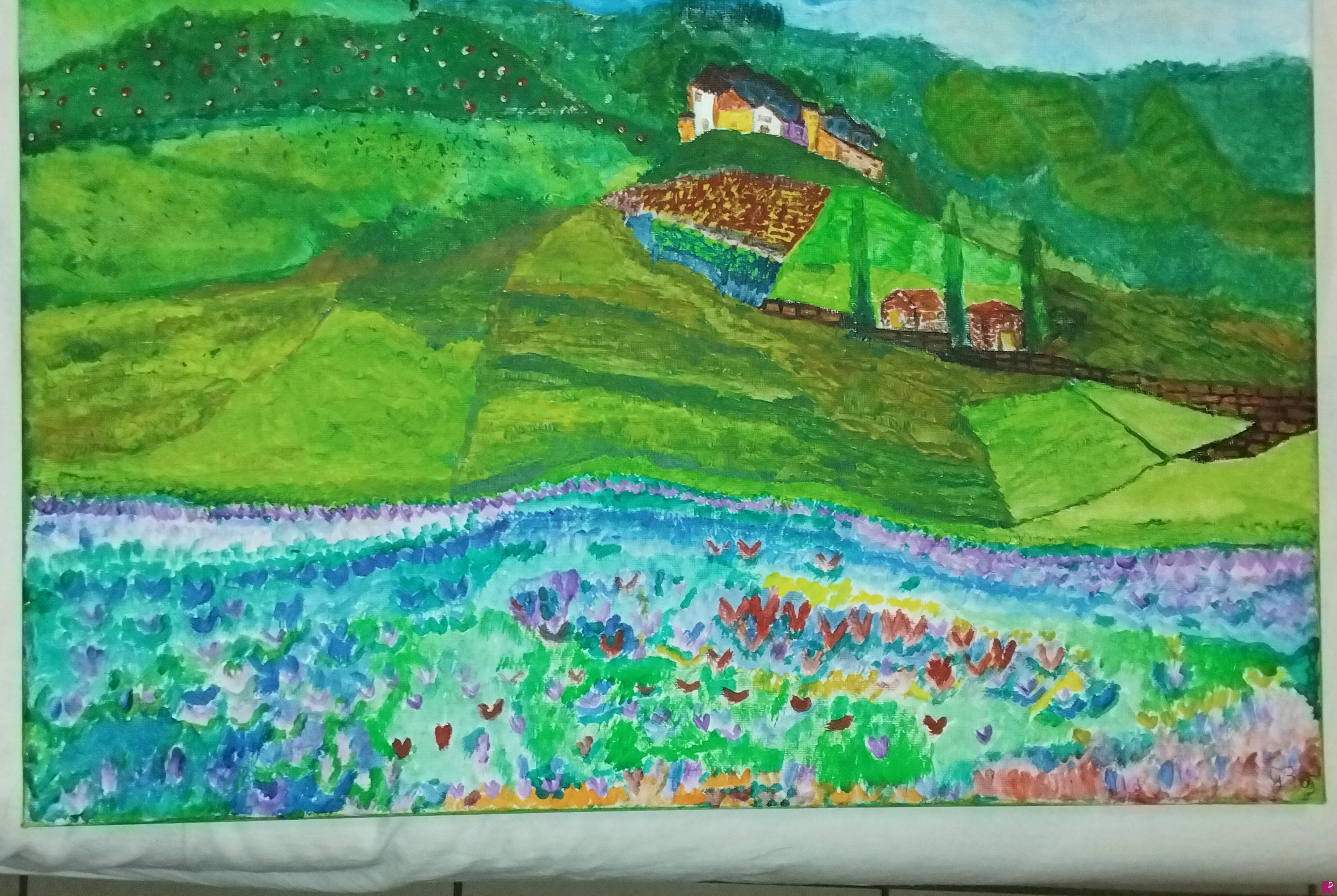 quadri in vendita online - FIORITURA CASTELLUCCIO DI NORCIA 