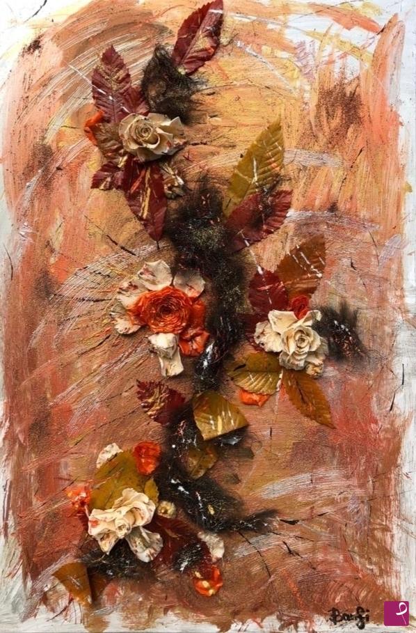 quadri in vendita online - "Fioritura d'autunno"